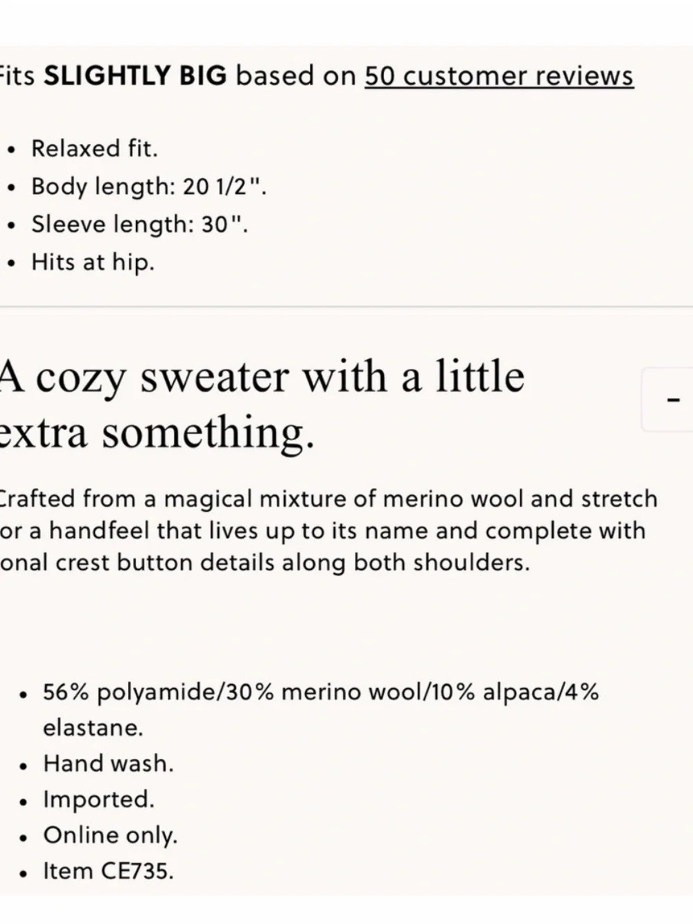 J. Crew Black Cable-Knit Crew Sweater with Gold Buttons